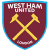 2025-05-26 [Premier League] 입스위치 타운 FC VS 웨스트햄 유나이티드 분석의 웨스트햄 유나이티드 엠블럼