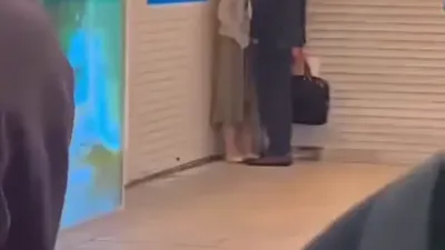 현재 일본에서 난리난 신주쿠역 애정 행각